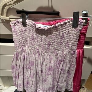 White and purple koch skirt. OPEN TO ANY OFFERS